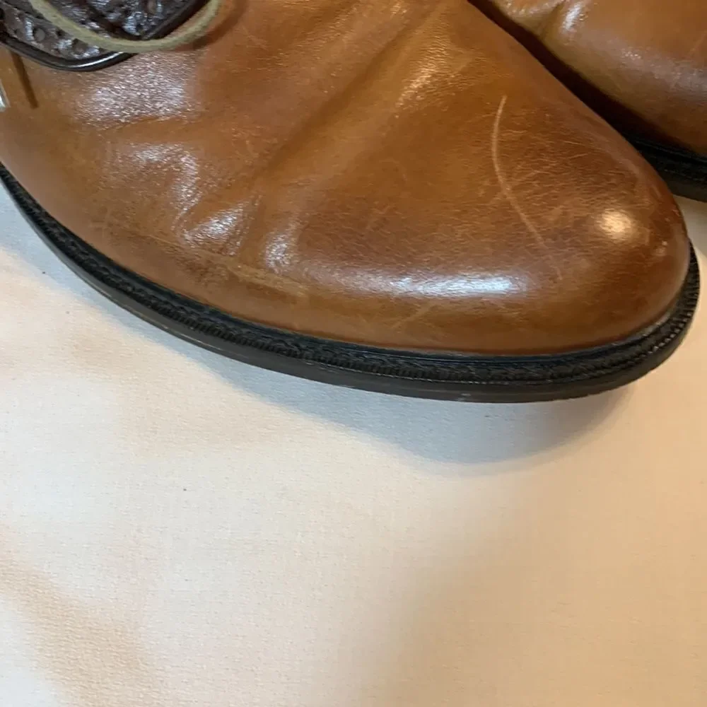 Aston Grey Ashbery Suze 12 two-tone brown/tan oxfords